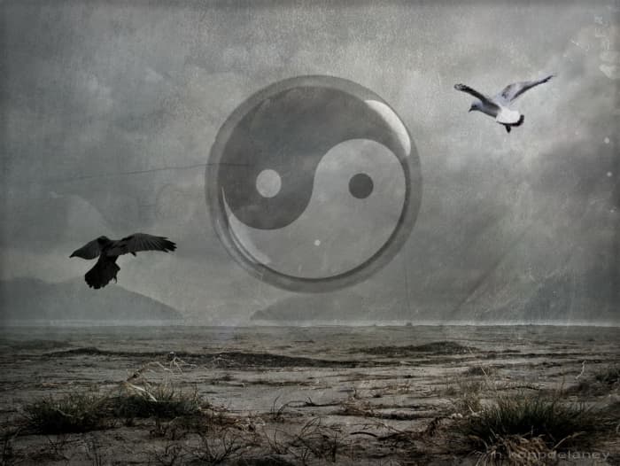Yin and yang represent the concept and need to balance and duality within the world.