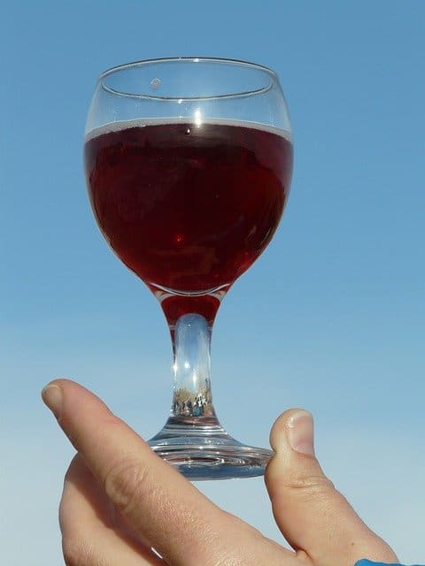 Wiccan rituals often include a type of communion or 'simple feast.' Toast to the Gods and to yourself.