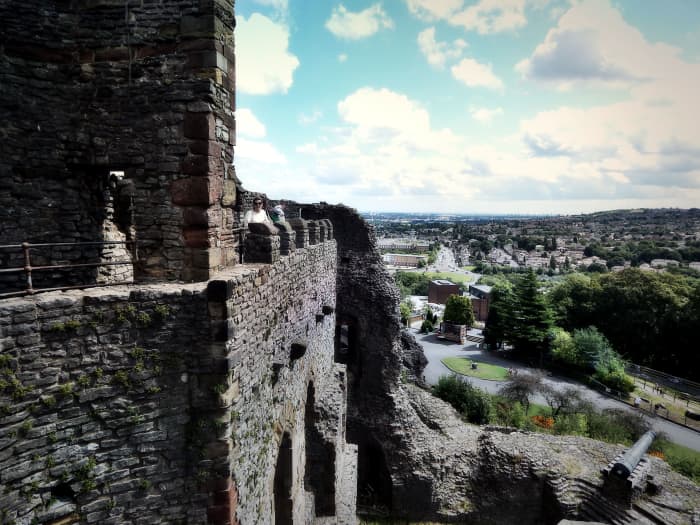 The view from the Keep of Dudley Castle, looking towards Birmingham and the direction of Hockley Castle.