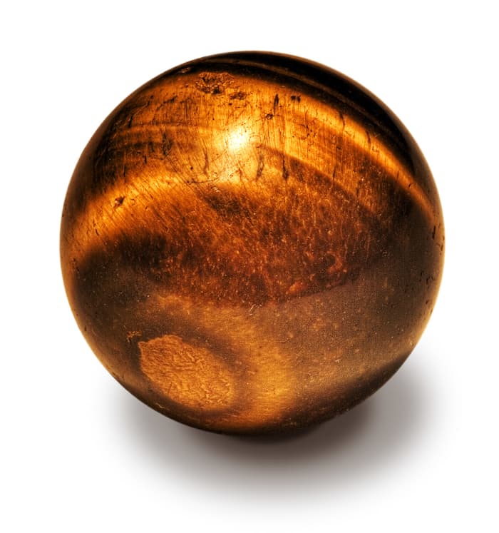 Tiger's eye is a traditional talisman for courage and strength.