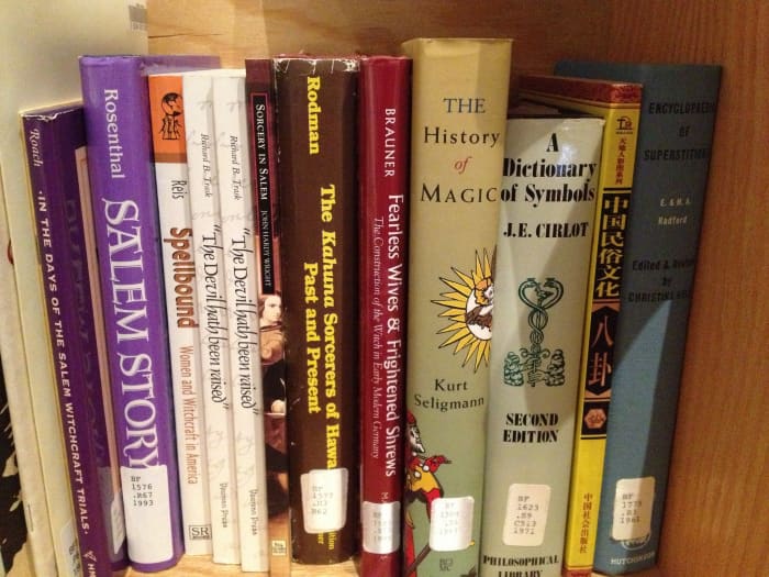 It's good to build a good resource library for yourself. (These aren't my books, mine are in storage until I move.)