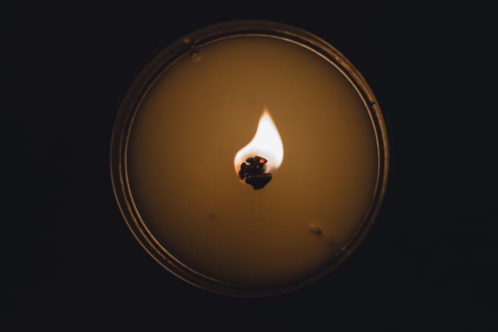 A large pillar candle used during the ritual can be relit prior to any opportunity for financial growth like a job interview or writing up a resume.