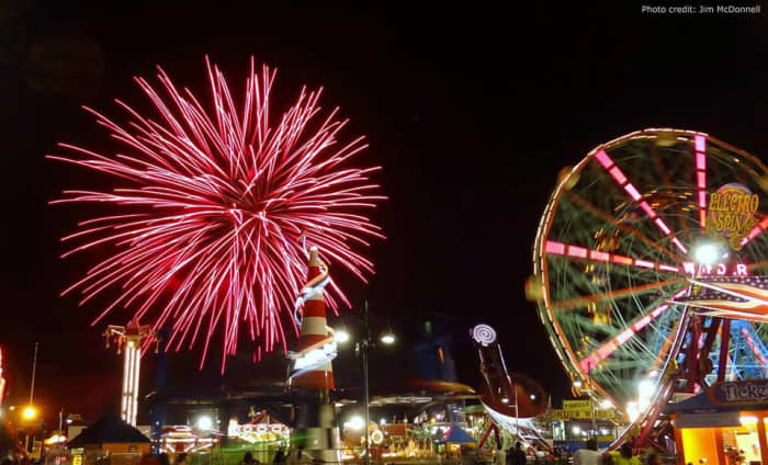 Fireworks in Coney Island is one of the free summer activities in New York City that locals and visitors flock to long after July 4th.