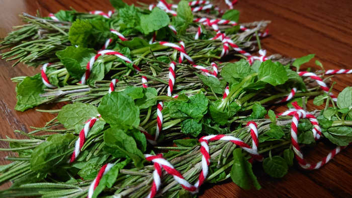Herbs can be used to create your own cleansing sticks and incense.