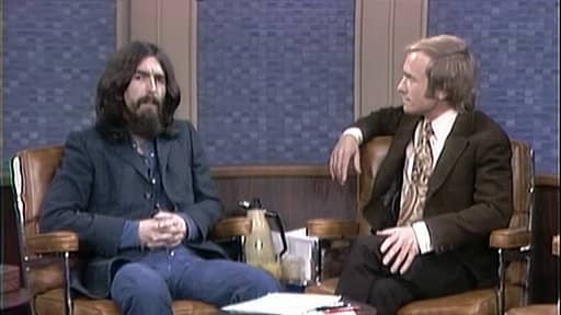 Harrison's attitude in this interviewed was vastly different and more interesting than usual celebrities who come on to impress.