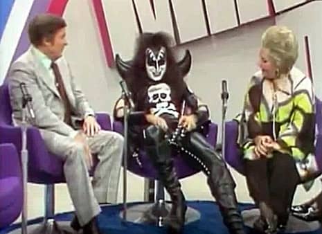 The appearance ended up being only slightly less of an unintentional comedy than their later made for T.V. movie "KISS Meets the Phantom of the Park."
