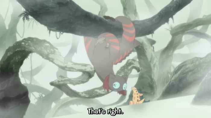 While Umasou grows up, Heart struggles more and more with this identity crisis, wondering if eating meat and hunting makes him a bad guy or not.