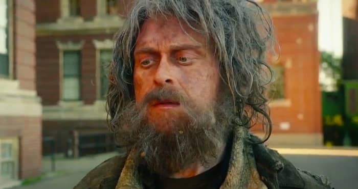 I really wanted to explain this 'random homeless man' who appears outside and inside the hospital but he is simply a random homeless man. #Eloise #Movies #ElizaDushku #ChaceCrawford #RobertPatrick