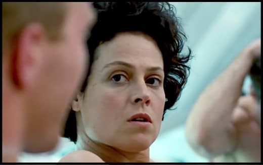 Sigourney Weaver didn't get the Princess Leia role in "Star Wars," but got to star in her own outer space movie as the heroine in James Cameron's "Alien."