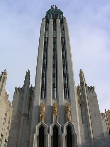 Boston Avenue United Methodist Church. Again, another excellent example of the Zigzag Art Deco architectural style.