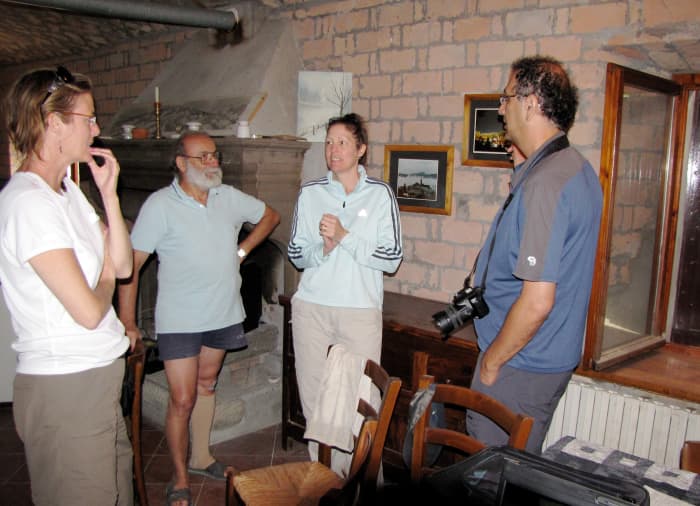 This gentleman spoke no English but still invited us into his home. With a few key Italian words and phrases we were able to converse with him.