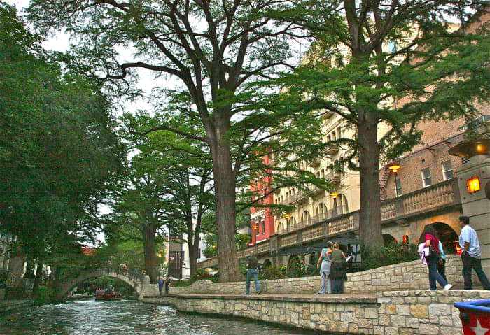 The San Antonio River Walk is a perfect spot for a great lunch or dinner at one of the many excellent restaurants.