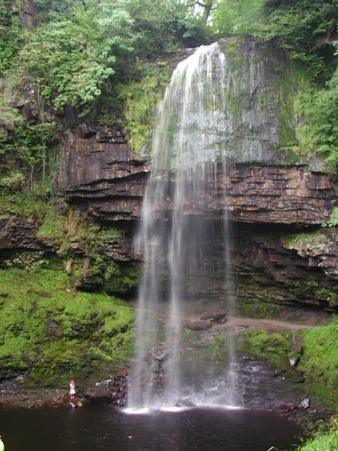 It's easy to see why the Brecon Beacons are a National Park. Henrhyd Falls, Coelbren.