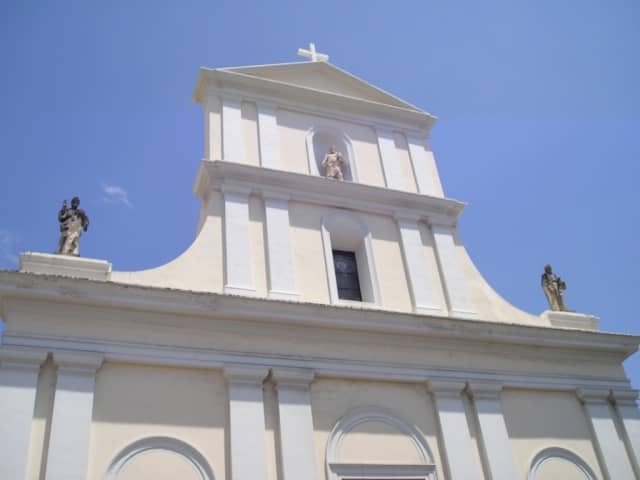 Cathedral of San Juan Bautista, located in old San Juan-contains the tomb of Ponce de Leon