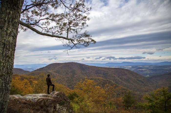 Hiking is a popular sport when visiting the area.