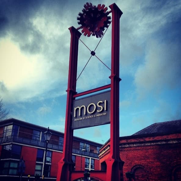 The Museum of Science and Industry (MOSI) in Manchester, part of the oldest surviving terminal railway station in the world.