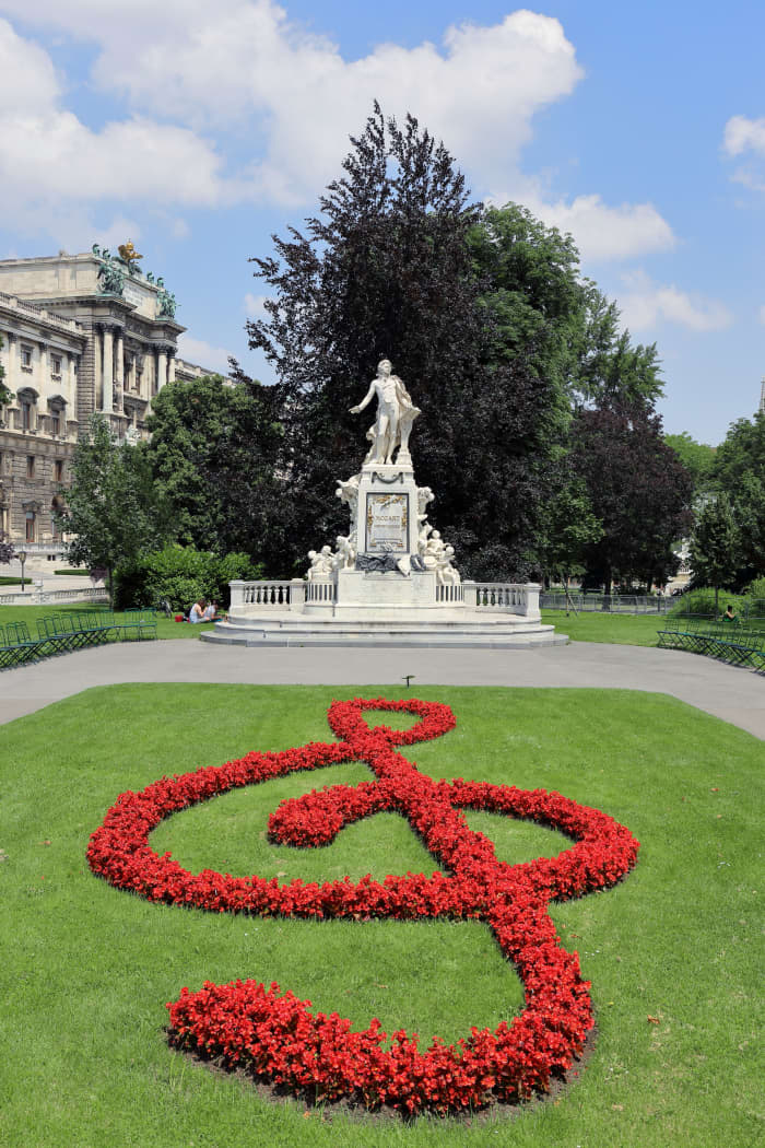 Mozartdenkmal in Burggarten