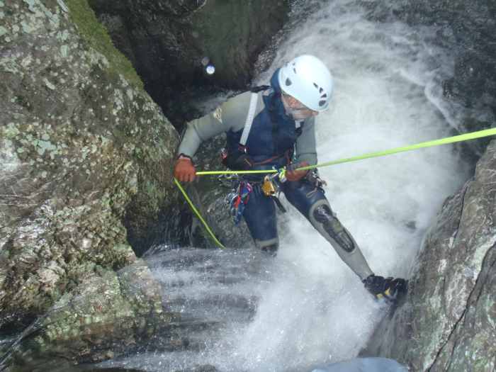 Canyoning is an extreme sport, but beginners can try it with a guide in Dominica. This is the highest-rated excursion on this Caribbean Island.