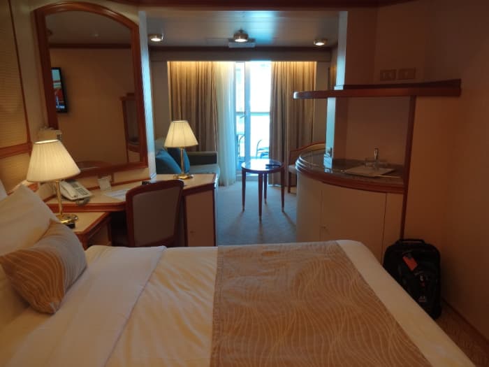 It may take a while for your checked luggage to get to your room. Carry on at least one change of clothes and a swimsuit.