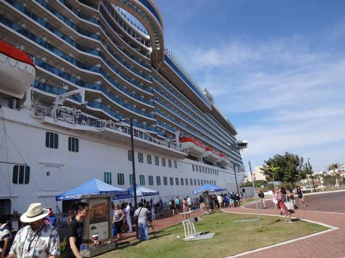With only a few dock side merchants selling items near the ship, prices were high and the pressure from vendors matched.