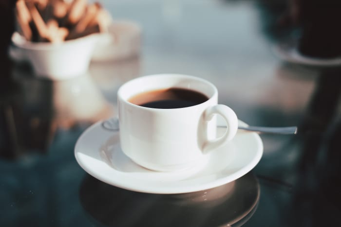 From a cup of joe to a cappuccino, there is no shortage of coffee options on board . . . but watch out for the price tag!