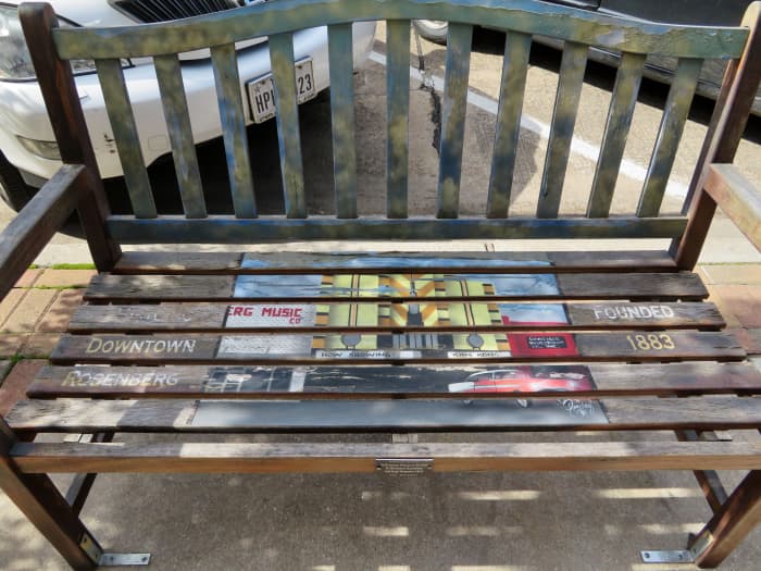 Sponsors: Rosenberg Historians. Title: To Everyone Who Ever Set Foot In Downtown Rosenberg And Kept Memories Alive! Artist: Paul Sanchez