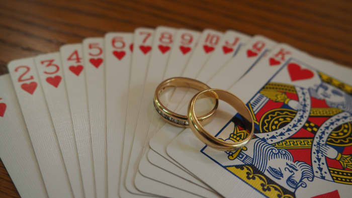As you probably guessed, hearts correspond with cups in a tarot deck and represent the realms of emotions and feelings.