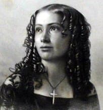 Carol Hatch, a famous 19th Century medium who traveled the US lecturing about Spiritualism. Because of her youth, beauty, and clarity of thought, she drew huge crowds.