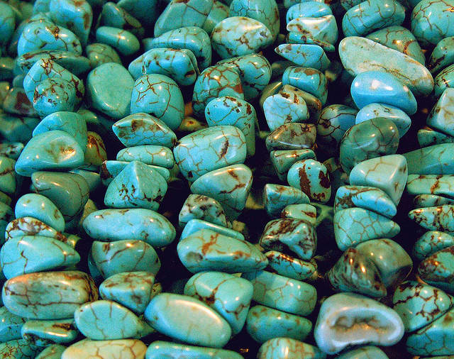 Turquoise has long been used in protection amulets and talismans.