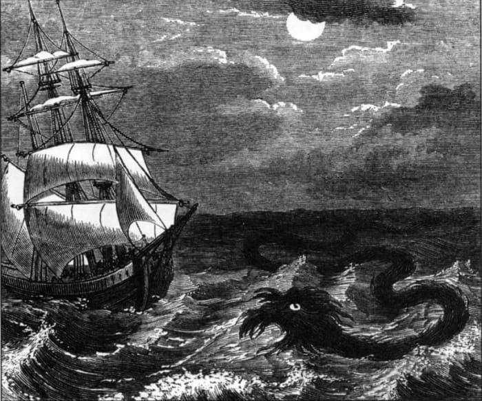 Could our lake monster Bessie be similar to sea serpents from sailors' legends?