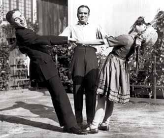 Charlie Chaplin, Douglas Fairbanks and Mary Pickford, on top of the world in 1921 after forming United Artists.