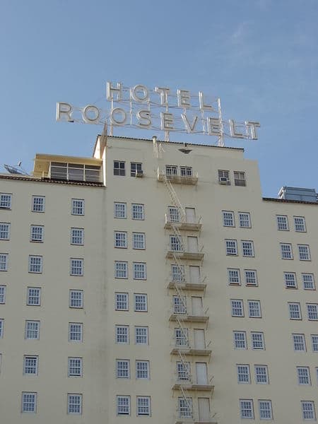 The Roosevelt Hotel has long sat on Hollywood Boulevard near Hollywood High School and Grauman's Chinese Theater
