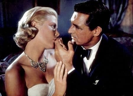 Cary Grant was the leading man lucky enough to star with three Hitchcock Blondes, including Grace Kelly in "To Catch a Thief."