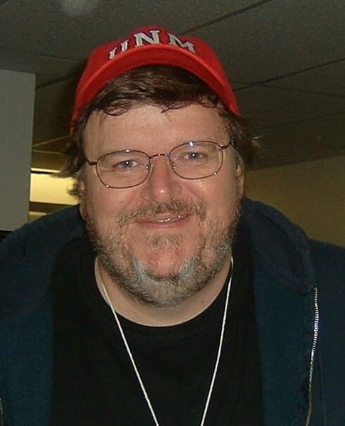 Michael Moore in October 2004