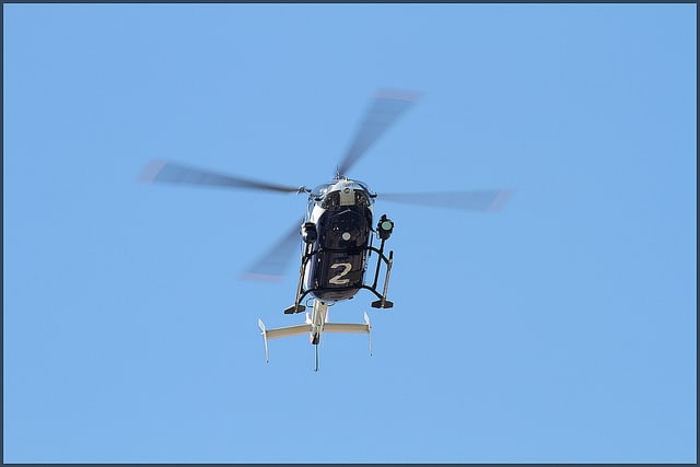 The sound of helicopters alert us that something may be happening in our community.