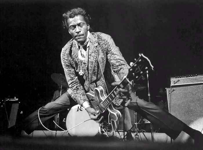 Chuck Berry stole the tune for Johnny B. Goode, but not the part he heard on the phone from his cousin Marvin, MARVIN BERRY! He stole the intro from a (then) decade-old song!