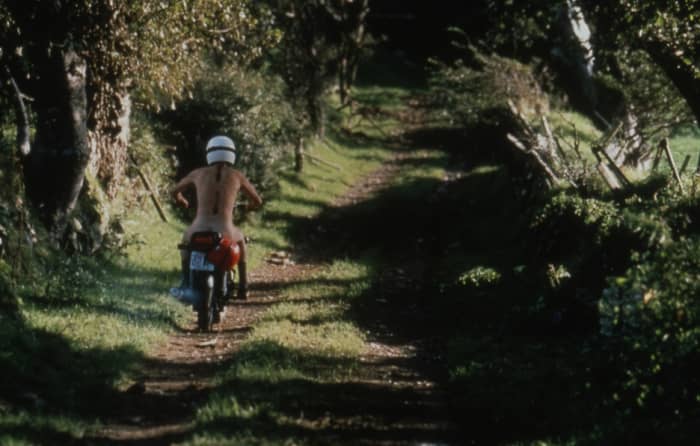 "Waking Ned Devine," the only movie which found an excuse to add an 80-year-old man riding his motorcycle in the buff.
