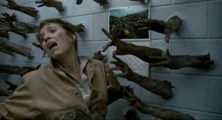 Yeah, that's a brick wall, I seriously doubt Zombies could break brick walls with their bare hands...