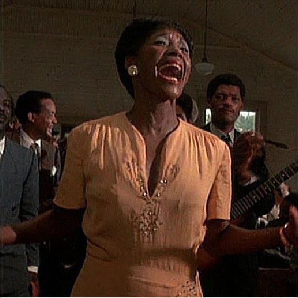 In a dynamic scene near the end of Steven Spielberg's 1985 winter blockbuster The Color Purple, the character Shug Avery engages in a soul stirring rendition of a gospel song called "God Is Trying To Tell You Something."