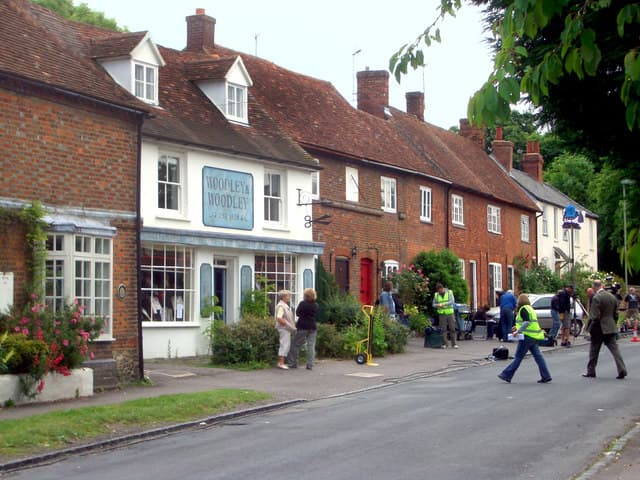 TV series Midsomer Murders uses many locations in the south Chilterns for scenes in the fictional Midsomer County. licensed for reuse under Creative Commons Licence.