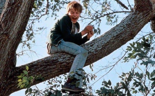 In this emotional, tear-jerking movie, our young Leo plays Arnie Grape, who is a mentally disable teenager.