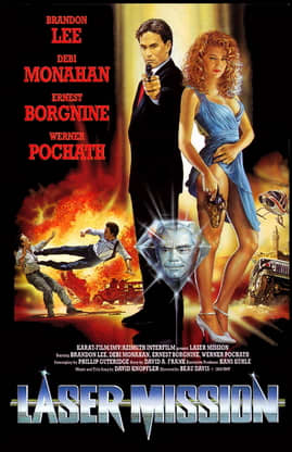 The 007-ish poster for "Laser Mission" makes the film look way more awesome than it really is.