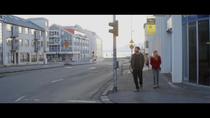 Riley and Jenai take a stroll down the empty streets and make themselves a coffee at a cafe.