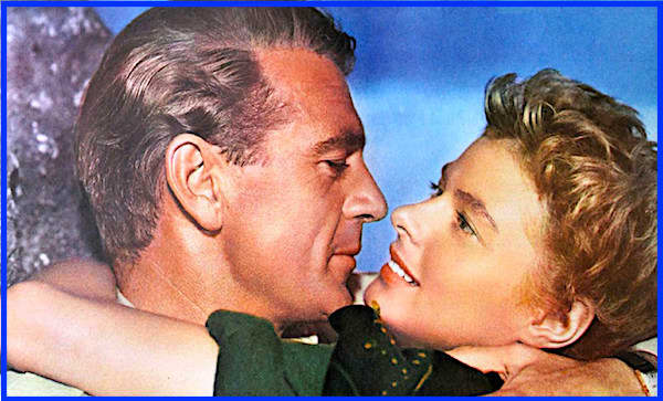 Ingrid Bergman had a torrid love affair with actor Gary Cooper after appearing together in 1942's "For Whom the Bell Tolls," filmed right after "Casablanca."