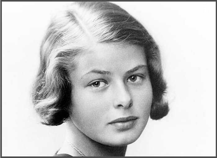Ingrid Bergman was just 14 when this photo was taken. Years later, the Swedish teen would star in one of Hollywood's most treasured romantic movies: "Casablanca."