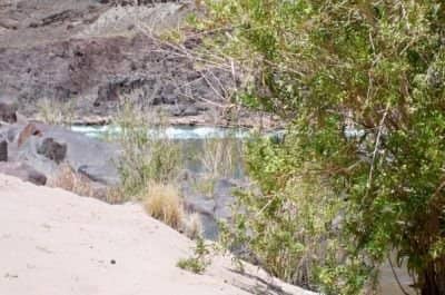 We spend the rest of the day and night on the beach above Bass Rapids, where we sleep under the stars.