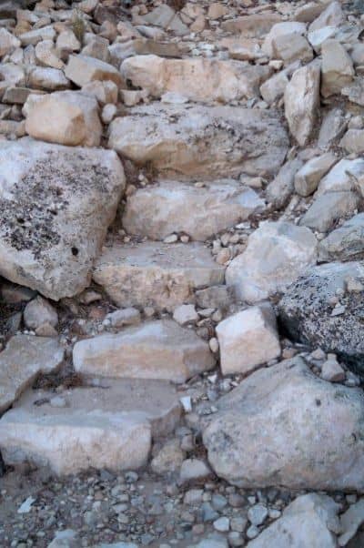 Five years ago, extensive trail work was done on South Bass, including the construction of numerous sets of rock steps.