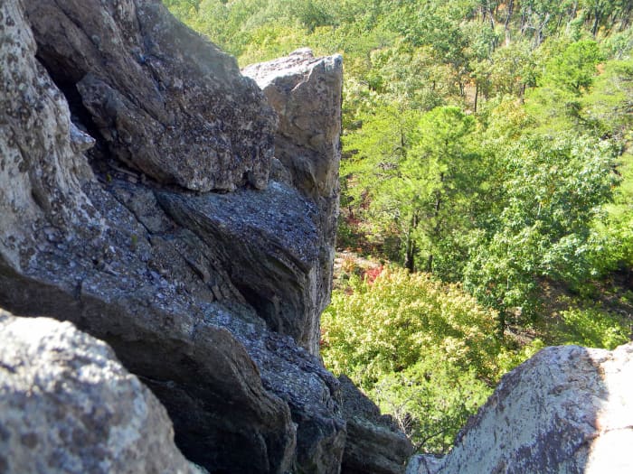 There is nothing like looking down from a hiking trail and realizing you are closer to the top than the bottom!