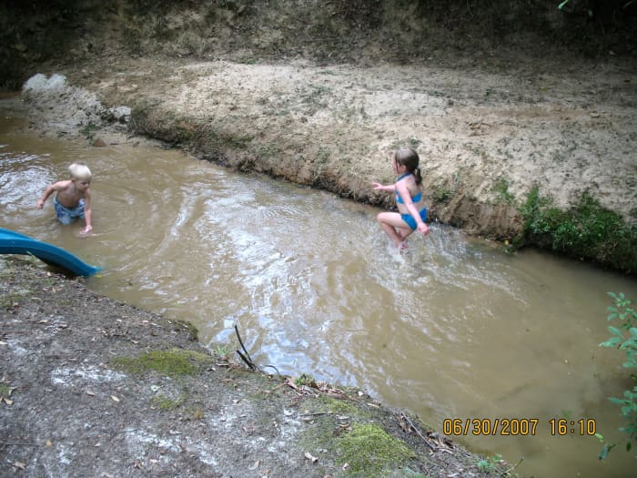 Some walking trails will feature sandy areas, creeks, tree swings, and playgrounds. Some have restroom facilities outside the trails, others do not.