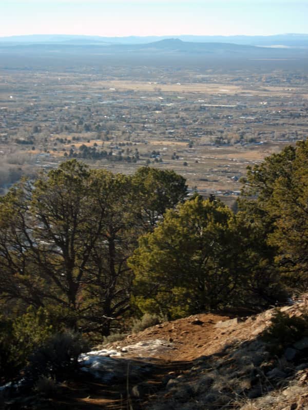 Divisadero Mountain is situated only a few miles from Taos and overlooks the Taos valley.